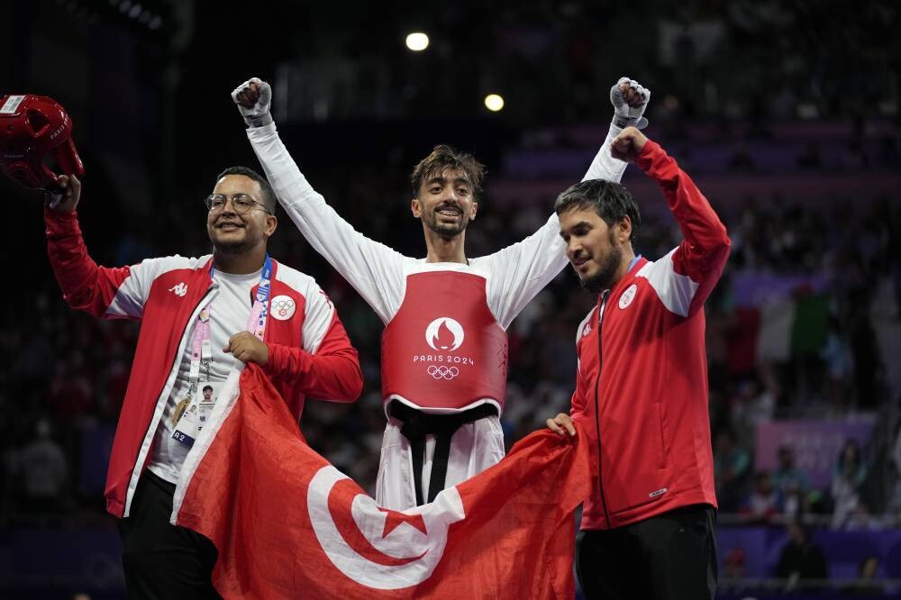 Тунисский тайквондист выиграл бронзу на Париж 2024