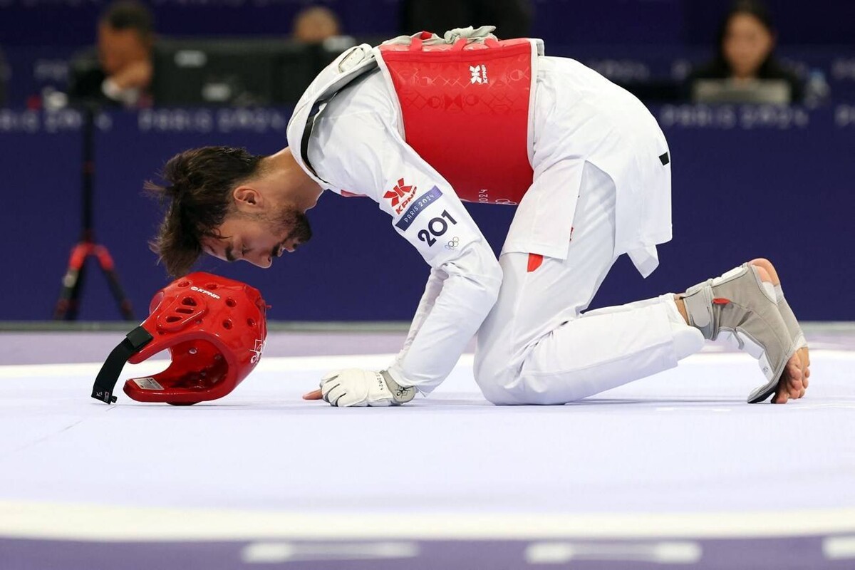 Тунисский таеквондист не завоевал медаль на Олимпиаде в Париже 2024